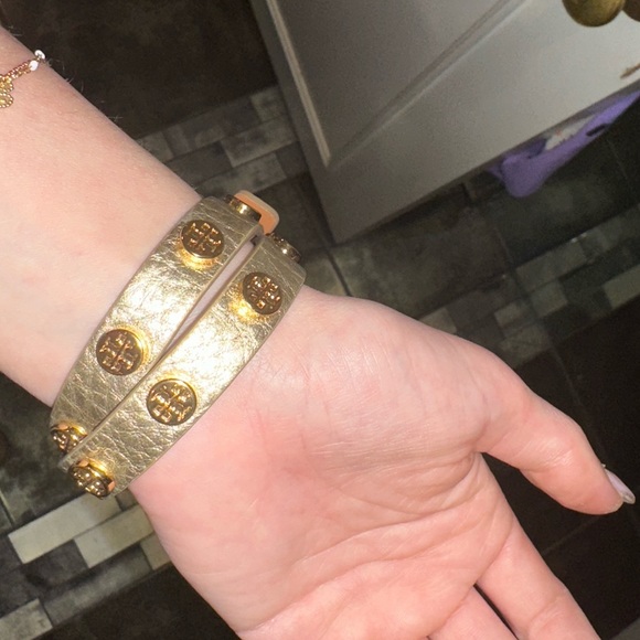Tory Burch Gold Wrap Bracelet - Picture 2 of 4
